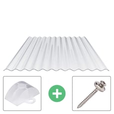 Polycarbonat Wellplatte | 76/18 | Sparpaket