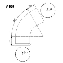 Fallrohrauslauf | Stahl | Ø 100 mm | 7024 - Graphitgrau #2