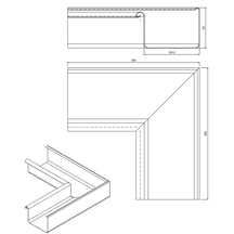 Rinneninnenwinkel 90° | Stahl | Ø 125 mm | 7016 - Anthrazitgrau #2