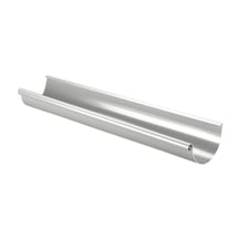 Stahl Dachrinnen Sparpaket 10 m | Ø 125/90 mm | 9006 - Weißaluminium #3