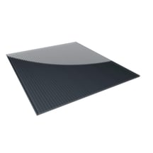 Polycarbonat Stegplatte | 16 mm | Breite 980 mm | Anthrazitgrau | Novalite | 2000 mm #3
