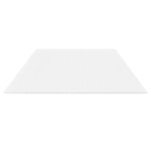Polycarbonat Stegplatte | 16 mm | Breite 1200 mm | Opal Weiß | 2500 mm #1