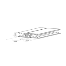 Zevener Sprosse | Mittelprofil | 10 mm | Kunststoff | Weiß | 2020 mm #4