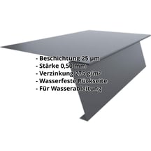 Startprofil | Für Stehfalzprofil PD-510-S | Stahl 0,50 mm | 25 µm Polyester | 7024 - Graphitgrau #2