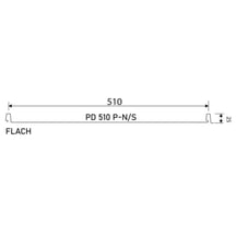 Stehfalzblech PD-510-S | Flach | Anti-Tropf 700 g/m² | Stahl 0,50 mm | 25 µm Polyester | 5010 - Enzianblau #3