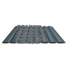 Trapezblech 20/1100 | Wand | Stahl 0,50 mm | 25 µm Polyester | 7016 - Anthrazitgrau #2