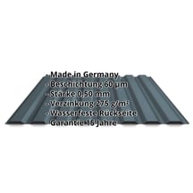 Trapezblech 20/1100 | Wand | Stahl 0,50 mm | 60 µm TTHD | 7016 - Anthrazitgrau #2