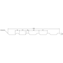 Trapezblech 35/207 | Dach | Anti-Tropf 1000 g/m² | Stahl 0,50 mm | 35 µm Mattpolyester | 23 - Dunkelgrau #8