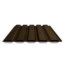 Trapezblech 35/207 | Wand | Stahl 0,50 mm | 35 µm Mattpolyester | 32 - Dunkelbraun #1