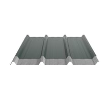 Trapezblech 45/333 | Dach | Anti-Tropf 2400 g/m² | Aluminium 0,70 mm | 25 µm Polyester | 6005 - Moosgrün #5