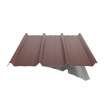 Trapezblech 45/333 | Dach | Anti-Tropf 700 g/m² | Aktionsblech | Stahl 0,75 mm | 25 µm Polyester | 8012 - Rotbraun #5