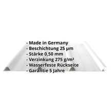 Trapezblech 45/333 | Dach | Stahl 0,50 mm | 25 µm Polyester | 7035 - Lichtgrau #2