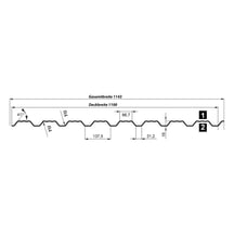 Trapezblech T18DR | Wand | Stahl 0,63 mm | 50 µm PURLAK® | 9002 - Grauweiß #5