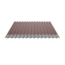Wellblech 18/1064 | Dach | Anti-Tropf 700 g/m² | Aktionsblech | Stahl 0,75 mm | 25 µm Polyester | 8012 - Rotbraun #4