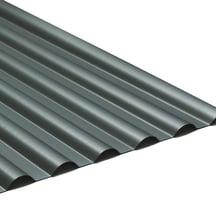 PVC Profilplatte SINTRA | 77/18 | 1,20 mm | Anthrazit Metallic | 3000 mm #1