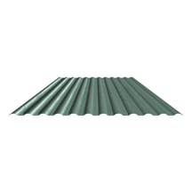 PVC Profilplatte SINTRA | 77/18 | 1,20 mm | Grün Metallic | 3000 mm #3