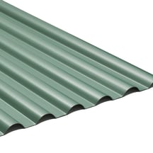 PVC Profilplatte SINTRA | 77/18 | 1,20 mm | Grün Metallic | 3500 mm #1