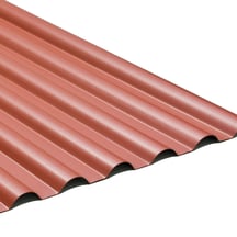 PVC Profilplatte SINTRA | 77/18 | 1,20 mm | Rot Metallic | 3500 mm #1