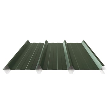 Trapezblech 45/333 | Dach | Anti-Tropf 1000 g/m² | Sonderposten | Stahl 0,40 mm | 25 µm Polyester | 6020 - Chromoxidgrün