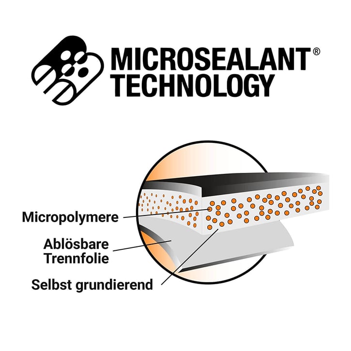 Dach Reparaturband mit MicroSealant® | Breite 50 mm | Länge 5,00 m | Grau #2