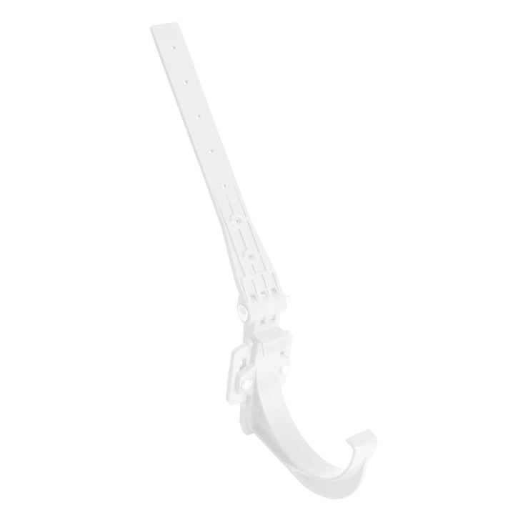 Universal-Rinnenhalter | PVC | Ø 150 mm | Farbe Weiß #1