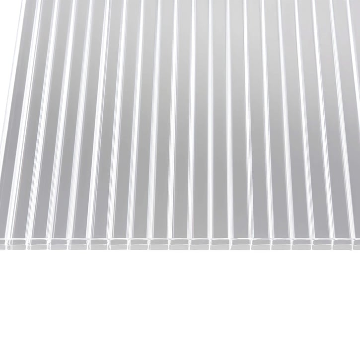 Polycarbonat Stegplatte | 16 mm | Breite 1200 mm | Klar | Beidseitiger UV-Schutz | 2000 mm #4