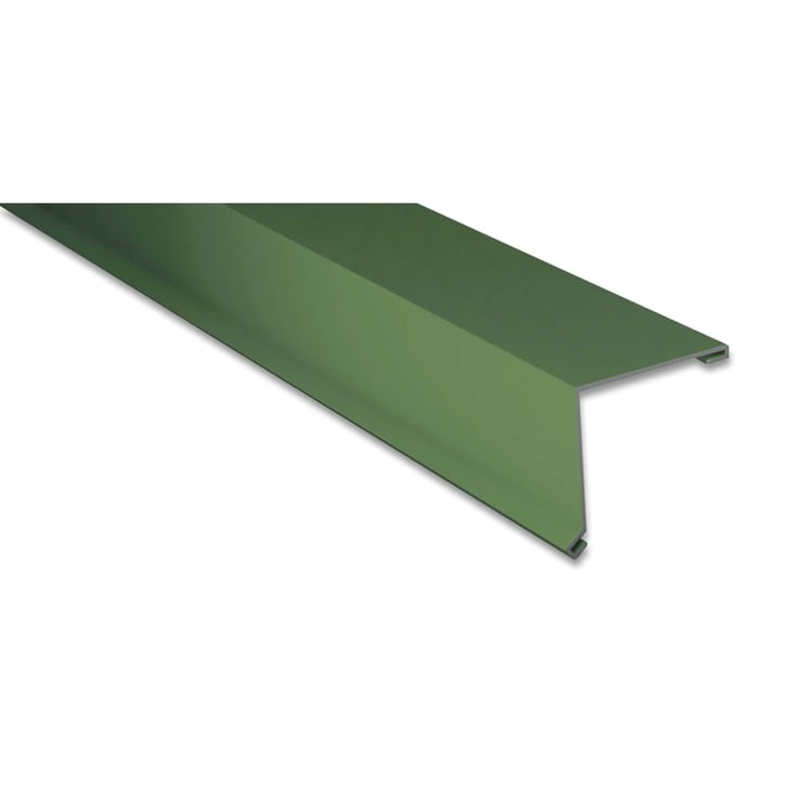 Pultabschluss | 200 x 250 mm | 80° | Stahl 0,50 mm | 25 µm Polyester | 6011 - Resedagrün #1