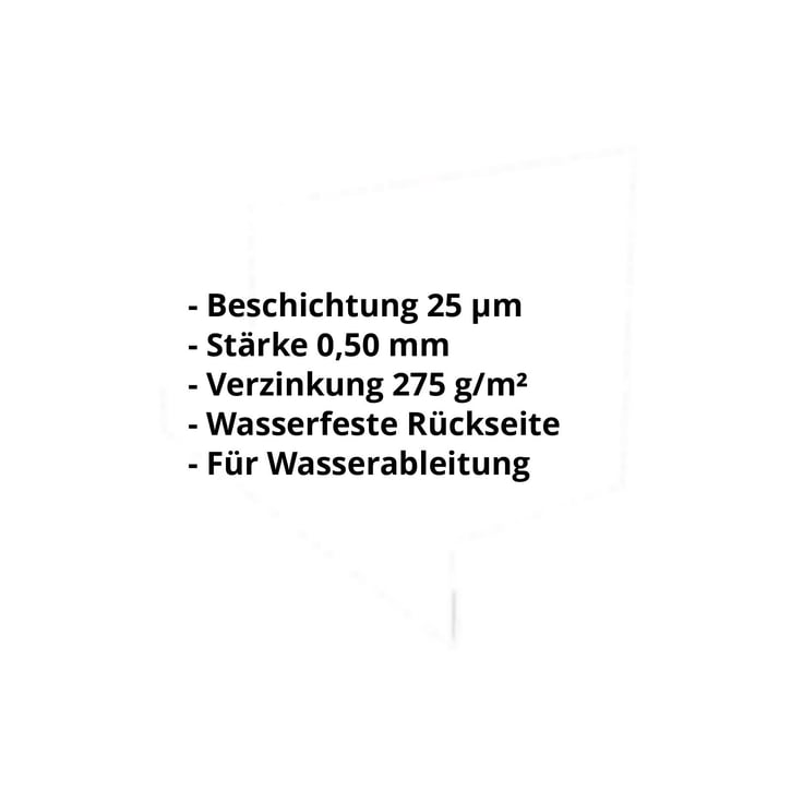 Sockelleiste | Typ 1 | 40 x 24 x 25 x 2000 mm | Stahl 0,50 mm | 25 µm Polyester | 9010 - Reinweiß #2