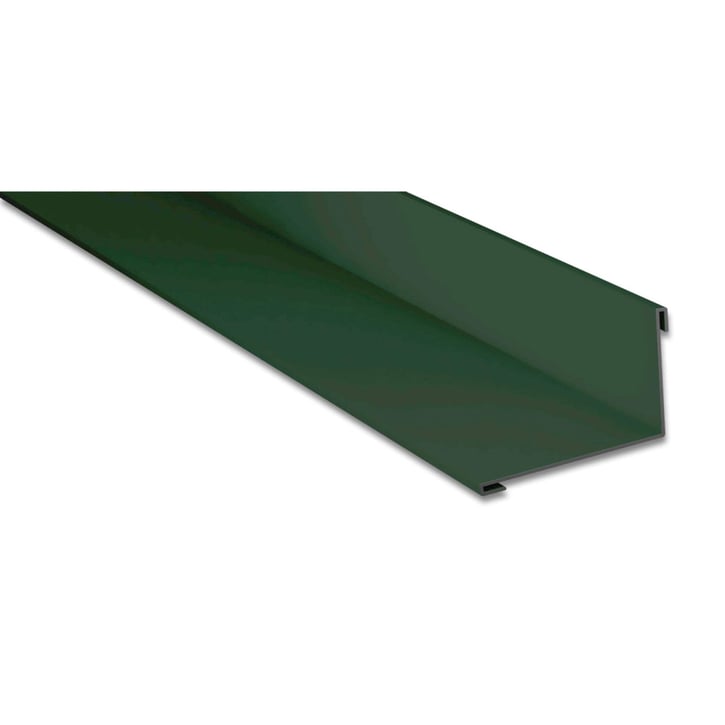 Wandanschluss | 220 x 150 mm | 95° | Aluminium 0,70 mm | 25 µm Polyester | 6005 - Moosgrün #1