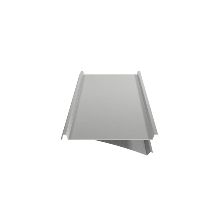 Stehfalzblech 33/500-LE | Dach | Anti-Tropf 700 g/m² | Stahl 0,75 mm | 25 µm Polyester | 9006 - Weißaluminium #6