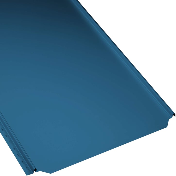 Stehfalzblech PD-510-S | Flach | Anti-Tropf 700 g/m² | Stahl 0,50 mm | 25 µm Polyester | 5010 - Enzianblau #1