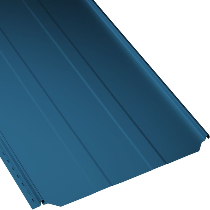 Stehfalzblech PD-510-S | Trapez | Anti-Tropf 700 g/m² | Stahl 0,50 mm | 25 µm Polyester | 5010 - Enzianblau #1