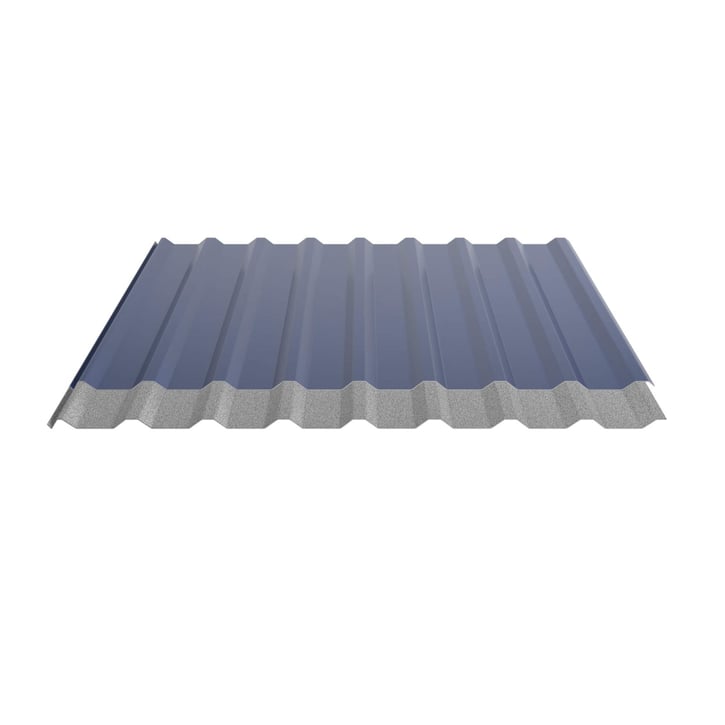 Trapezblech 20/1100 | Dach | Anti-Tropf 1000 g/m² | Stahl 0,50 mm | 25 µm Polyester | 5010 - Enzianblau #5