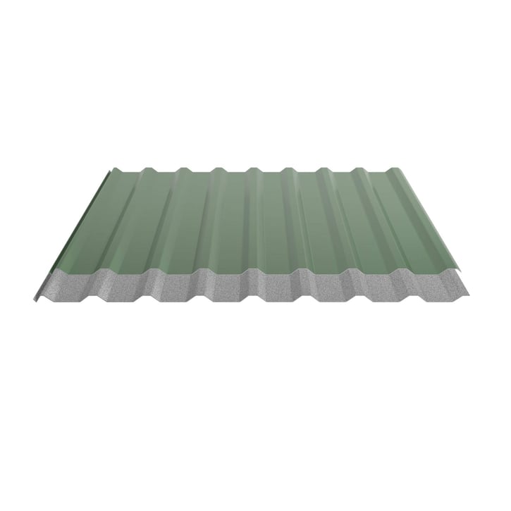 Trapezblech 20/1100 | Dach | Anti-Tropf 1000 g/m² | Stahl 0,50 mm | 25 µm Polyester | 6002 - Laubgrün #5