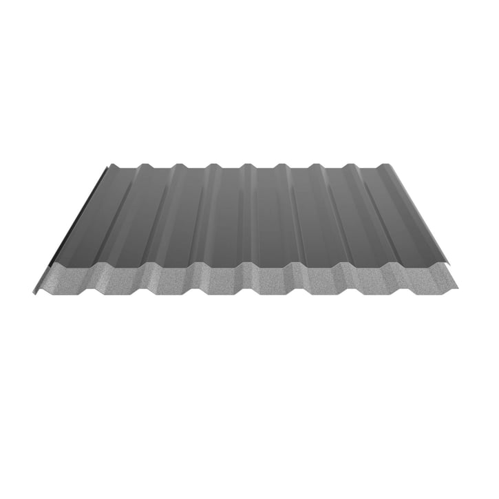 Trapezblech 20/1100 | Dach | Anti-Tropf 1000 g/m² | Stahl 0,50 mm | 25 µm Polyester | 9005 - Tiefschwarz #5