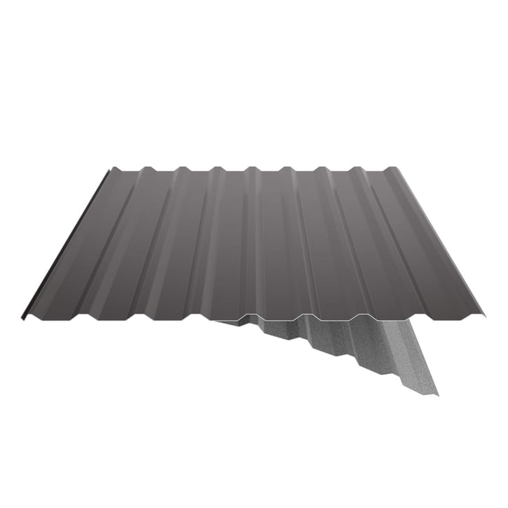 Trapezblech 20/1100 | Dach | Anti-Tropf 1000 g/m² | Stahl 0,63 mm | 25 µm Polyester | 8017 - Schokoladenbraun #6