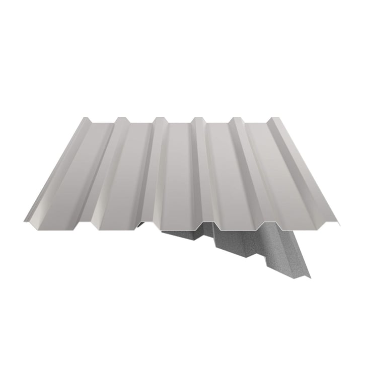 Trapezblech 35/207 | Dach | Anti-Tropf 1000 g/m² | Stahl 0,50 mm | 25 µm Polyester | 9002 - Grauweiß #6