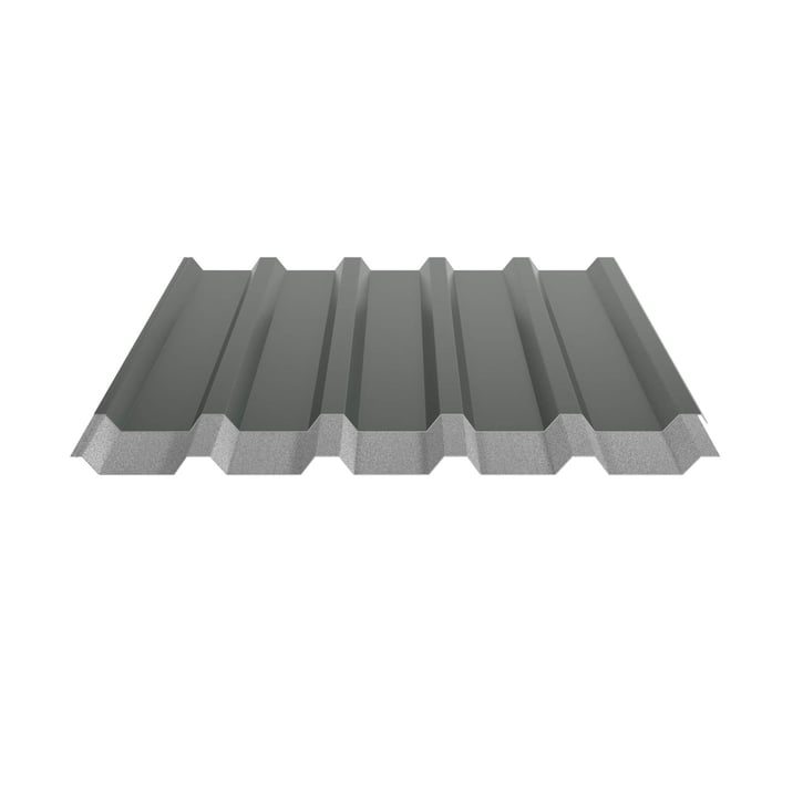 Trapezblech 35/207 | Dach | Anti-Tropf 1000 g/m² | Stahl 0,75 mm | 25 µm Polyester | 6020 - Chromoxidgrün #5