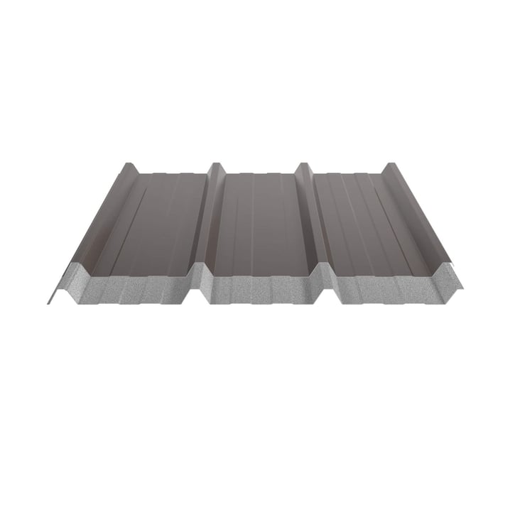 Trapezblech 45/333 | Dach | Anti-Tropf 1000 g/m² | Stahl 0,50 mm | 25 µm Polyester | 8014 - Sepiabraun #5