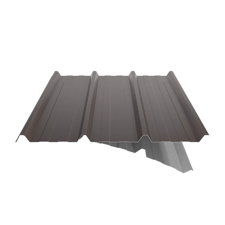 Trapezblech 45/333 | Dach | Anti-Tropf 1000 g/m² | Stahl 0,50 mm | 25 µm Polyester | 8014 - Sepiabraun #6