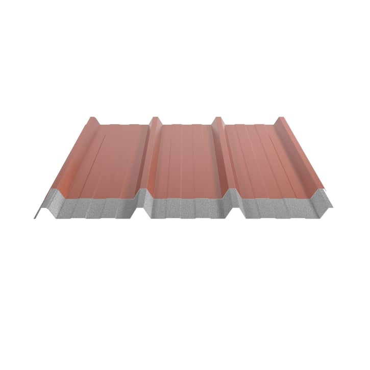 Trapezblech 45/333 | Dach | Anti-Tropf 1000 g/m² | Stahl 0,50 mm | 25 µm Polyester | 8004 - Kupferbraun #5