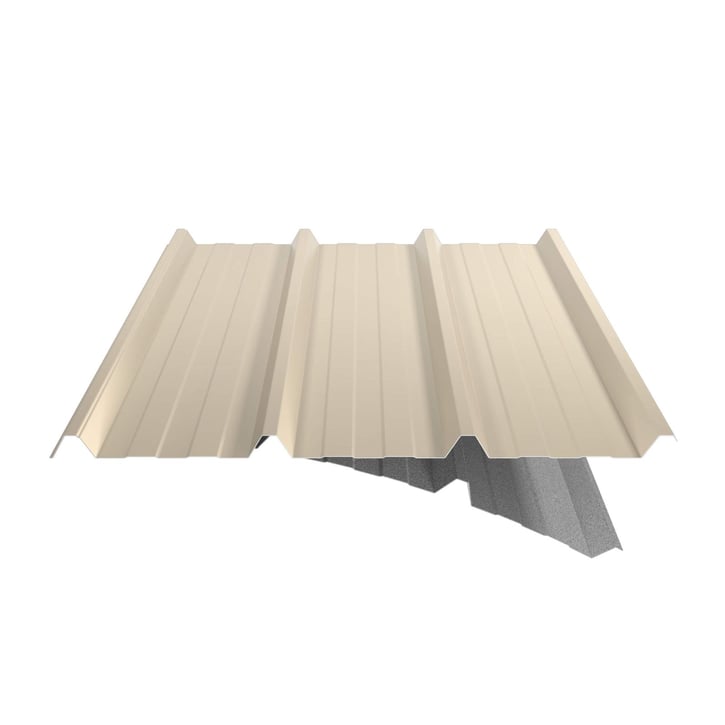 Trapezblech 45/333 | Dach | Anti-Tropf 1000 g/m² | Stahl 0,63 mm | 25 µm Polyester | 1015 - Hellelfenbein #6