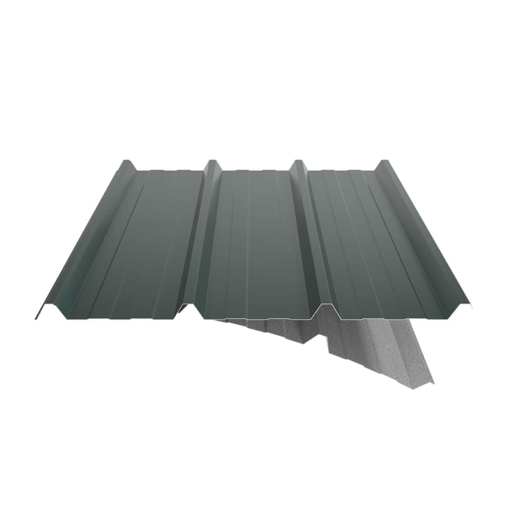 Trapezblech 45/333 | Dach | Anti-Tropf 1000 g/m² | Stahl 0,50 mm | 60 µm TTHD | 6005 - Moosgrün #6