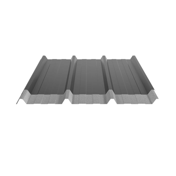 Trapezblech 45/333 | Dach | Anti-Tropf 2400 g/m² | Stahl 0,50 mm | 25 µm Polyester | 9005 - Tiefschwarz #5