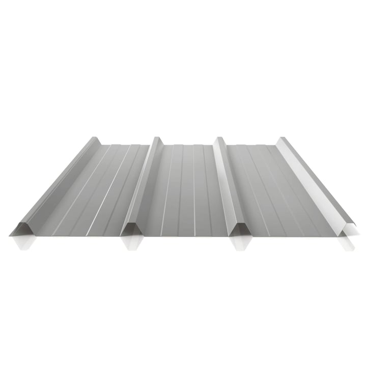 Trapezblech 45/333 | Dach | Anti-Tropf 2400 g/m² | Aluminium 0,70 mm | 25 µm Polyester | 9006 - Weißaluminium #1