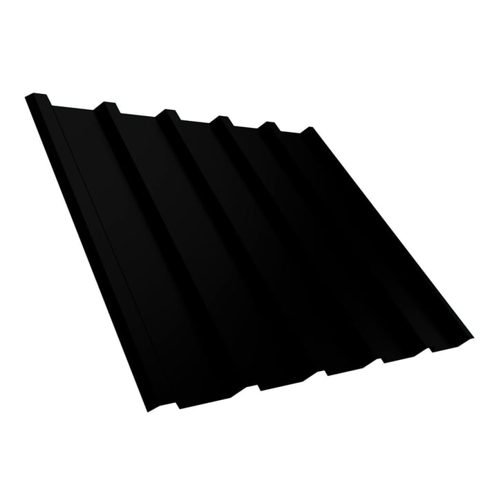 Trapezblech T35/207M | Dach | Anti-Tropf 700 g/m² | Stahl 0,50 mm | 50 µm PURMAT® | 033 - Schwarz #1