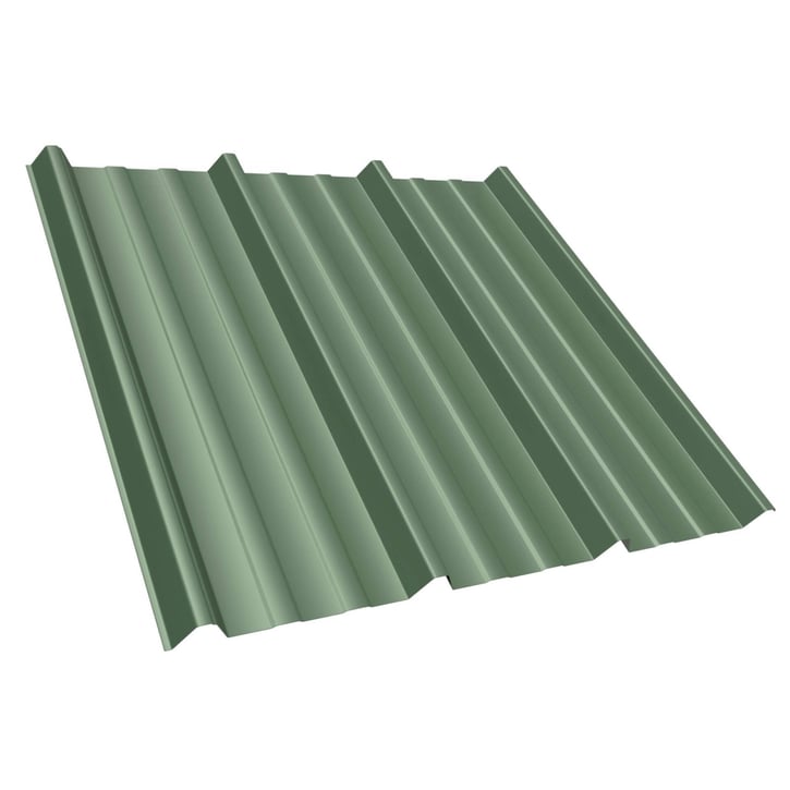 Trapezblech T45/333M | Dach | Anti-Tropf 700 g/m² | Stahl 0,75 mm | 25 µm Polyester | 6011 - Resedagrün #1