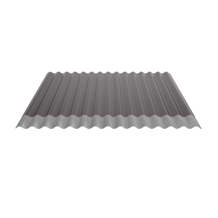 Wellblech 18/1064 | Dach | Anti-Tropf 1000 g/m² | Stahl 0,75 mm | 25 µm Polyester | 8017 - Schokoladenbraun #5