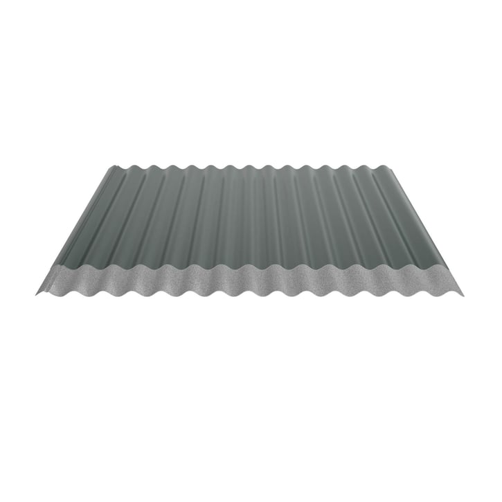 Wellblech 18/1064 | Dach | Anti-Tropf 700 g/m² | Stahl 0,50 mm | 60 µm TTHD | 6005 - Moosgrün #5