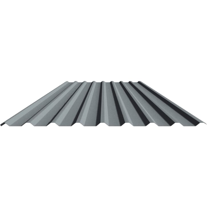 PVC Profilplatte FLEXI | 20/1100 | 1,40 mm | Anthrazit Metallic | 7000 mm #4